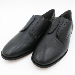 Sam Edelman Women’s Lina Laceless Derby Flats Black Leather Size 9 M